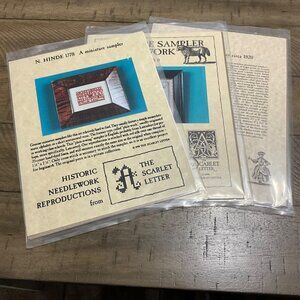 The Scarlet Letter Historic Needlework Reproductions HR To Map N.Hinde 1778